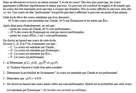 Exercices corrigés 1 Probabilités conditionnelles