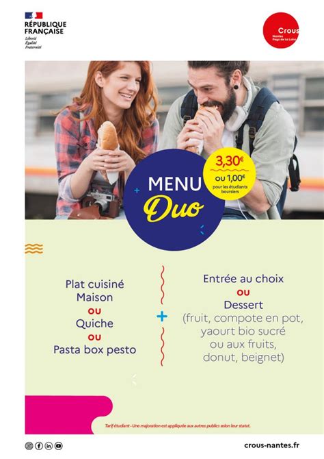 Cafet U Crous Nantes Pays De La Loire