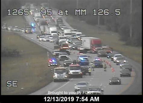 Major Crash On I 95 Causing Delays Outside Fort Pierce