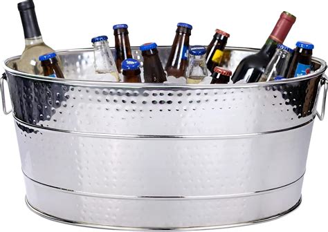 Amazon BREKX Aspen Heavy Duty Oval Stainless Steel Beverage Tub