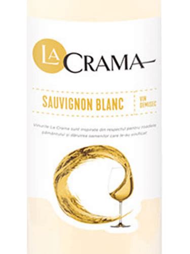 N V Domeniile Alexandrion Rhein La Crama Sauvignon Blanc Demisec