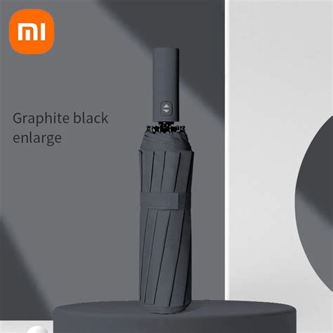 Xiaomi 12 Bone Solid Color Automatic Umbrella Light Collapsible Large