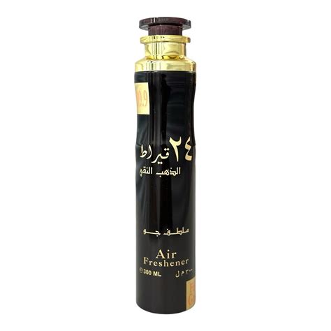 24 Clear Gold Air Freshener 300 Ml معطر جو 24 الذهب النقي Yemen Box