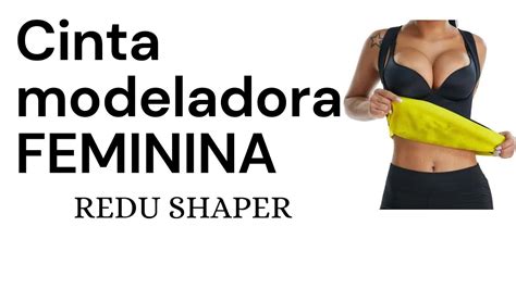 Cinta Camiseta Emagrecedora Feminina Redu Shaper Queima De Gordura