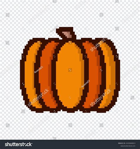 Pixel Art Icon Pixel Art Pumpkin Icon Cute Royalty Free Stock