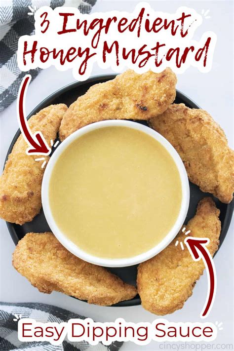 3 Ingredient Honey Mustard Cincyshopper