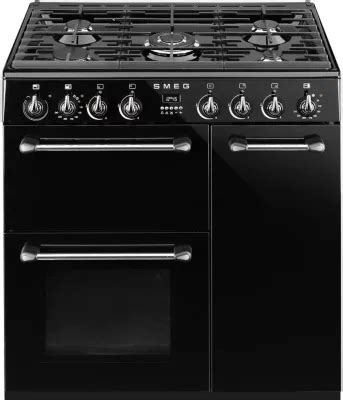 Smeg BM93BL four et cuisinière Gaz Noir A