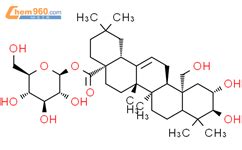 2α3β19α 2319 三羟基齐墩果 12 烯 28 羧酸β D 吡喃葡萄糖基酯 Arjunetin 31297 79 7 四川