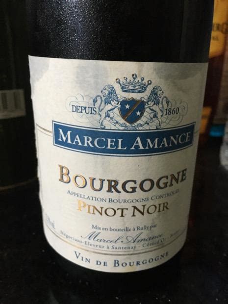 2011 Marcel Amance Bourgogne France Burgundy Bourgogne CellarTracker