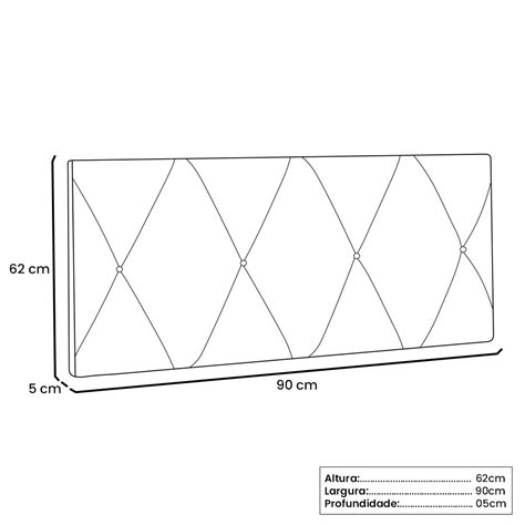 Cabeceira Painel Aquilla Para Cama Box Solteiro 90 Cm Suede D Rossi