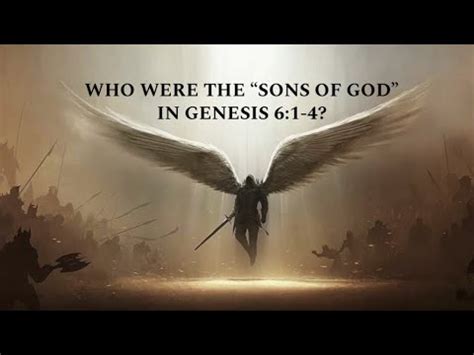 Genesis Who Were The Sons Of God Youtube