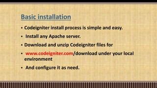 Codeigniter Ppt