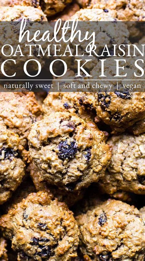 Healthy Oatmeal Raisin Cookies Vegan Easily Gluten Free Artofit