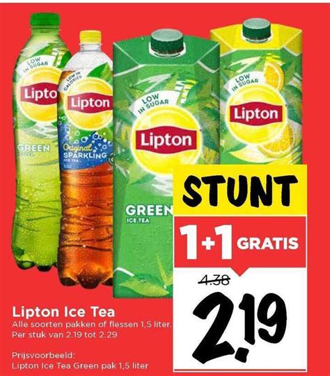 Lipton Ice Tea Gratis Aanbieding Bij Vomar Voordeelmarkt