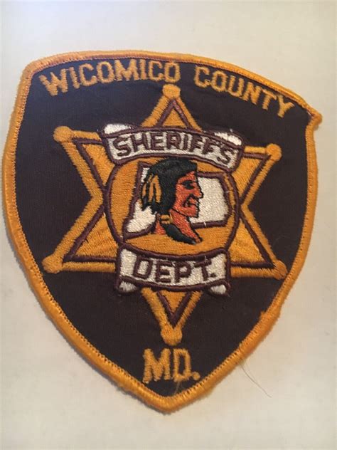 Wicomico County Sheriff Maryland Police Patch Ebay