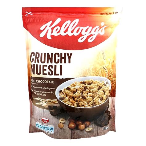 Kellogg Crunchy Muesli Choclate Gm Packet Delice Store