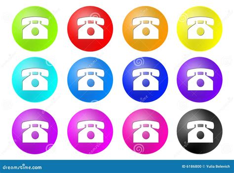 Phone Buttons Stock Illustration Illustration Of Icon 6186800