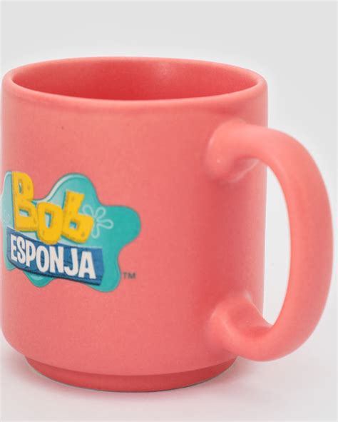 Caneca Mini Tina Patrick Bob Esponja 100ml Rosa FANLAB FANLAB Oficial