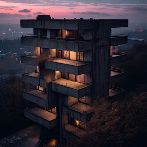 Free AI Image | Neo-brutalism inspired building