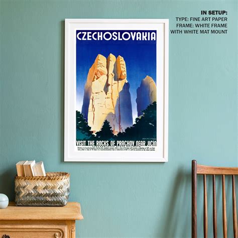 Buy Czechoslovakia Travel Poster Art & Prints Online India at Best