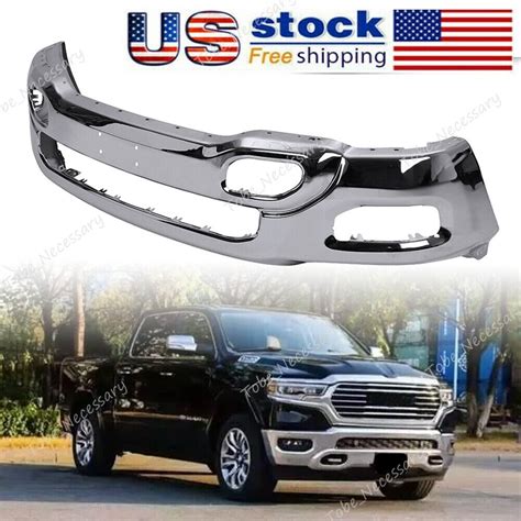 Chrome Steel Front Bumper Face Bar For Ram Lone Star Big