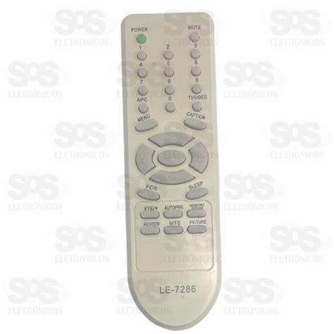 Controle Remoto LG Tubo LE 7286