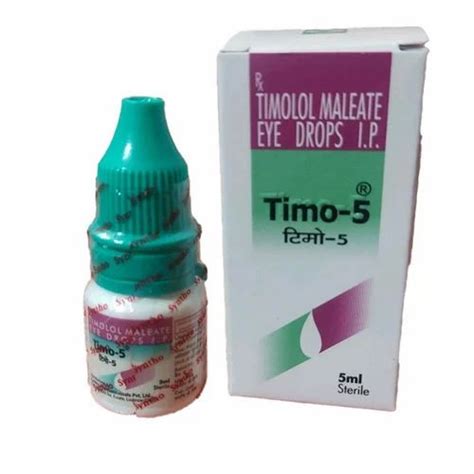 Timo Timolol Maleate Eye Drops I P At Rs Piece Eye Drops In