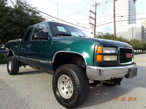 Find Used 95 Gmc Sierra Z71 Slt Leather Extcab V8 57l 4x4 Auto Lifted