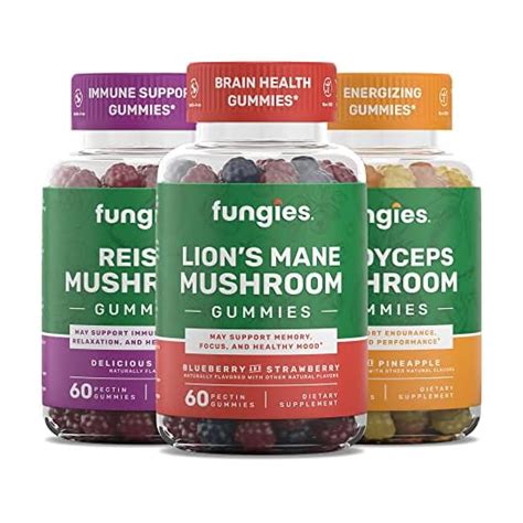 Fungies Mushroom Gummies Bundle 180 Servings Lions Mane Gummies