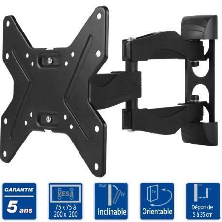 Sedea Support Tv Mural Orientable Et Inclinable Pour Tv Cm