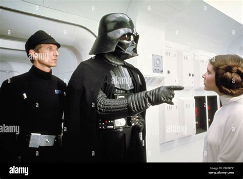 Darth Vader Und Prinzessin Leia In Star Wars Episode IV Eine Neue