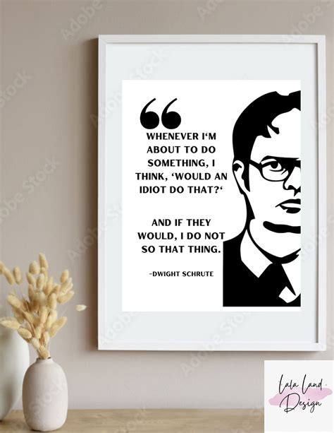 Dwight Schrute Quotes the Office TV Show Quotes the Office Dwight Funny Gift Ideas the Office ...