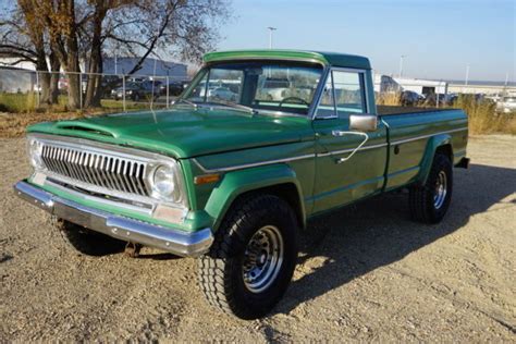 Rare 1974 Jeep J20 Pickup 4x4 3 4 Later Model Gladiator 360 V8 For Sale Photos Technical