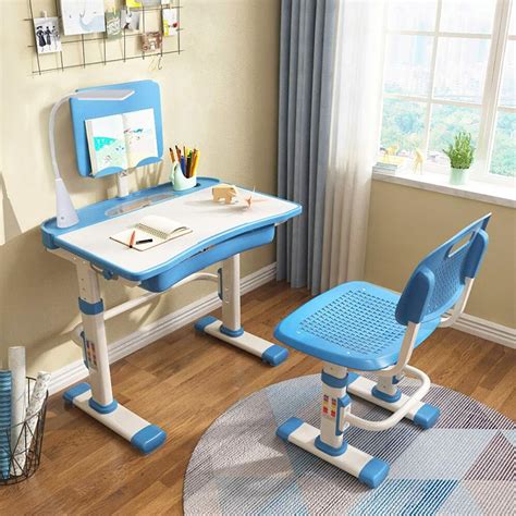 Yinleader Best Desk Set Di Scrivania E Sedia Per Bambini Con