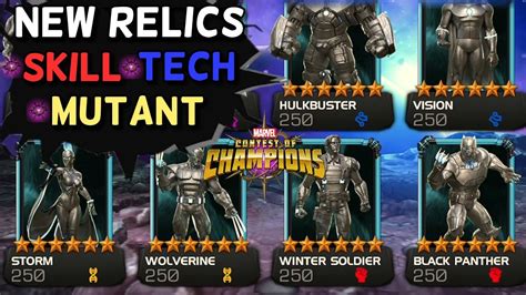 New Skill Mutant Tech Relics Overview And Breakdown Of Abilities