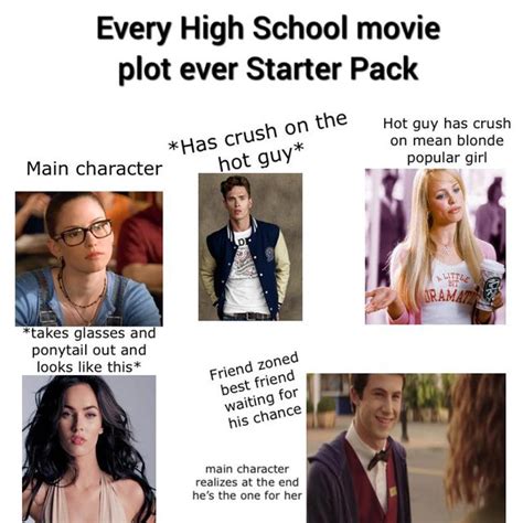 Every High School Movie Plot Starter Pack Rstarterpacks