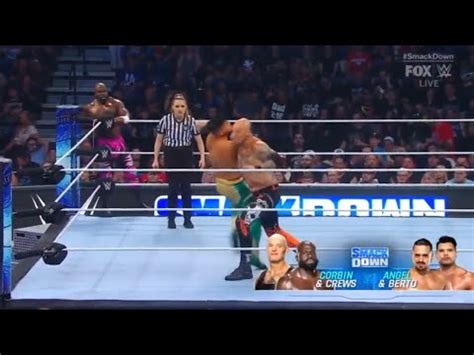 Apollo Crews Baron Corbin Vs Angel Berto WWE SmackDown 7 12 24