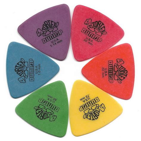 Jual 1pcs Dunlop Tortex Triangle Pick Gitar Original USA Shopee Indonesia