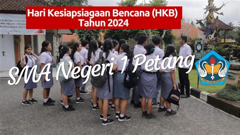 SMA Negeri 1 Petang Melakukan Simulasi Dalam Rangka Hari Kesiapsiagaan