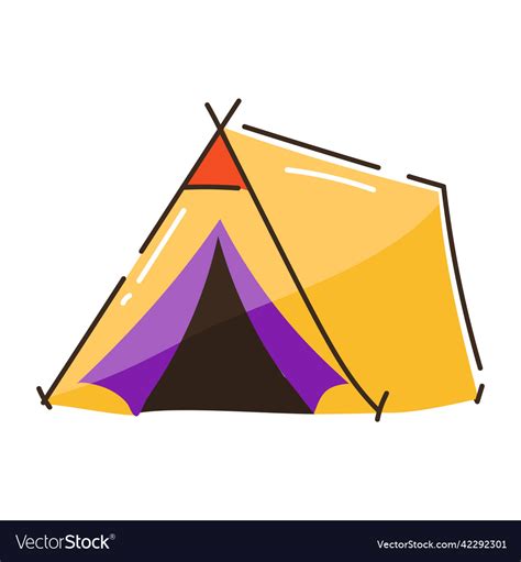 Tent Royalty Free Vector Image - VectorStock