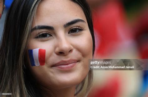 Fans Of France Looks On During The 2018 Fifa World Cup Russia Group C