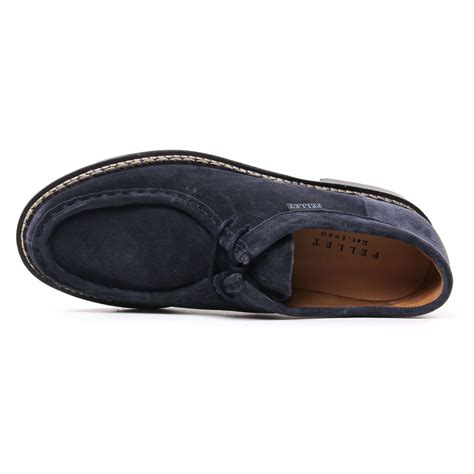 Christian Pellet Macha Velours Navy Derbys Bleu Marine Automne Hiver