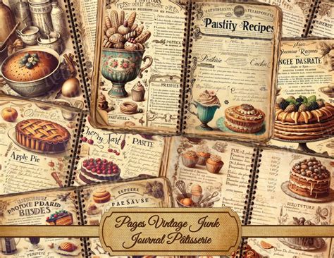 Vintage Baking Logbook
