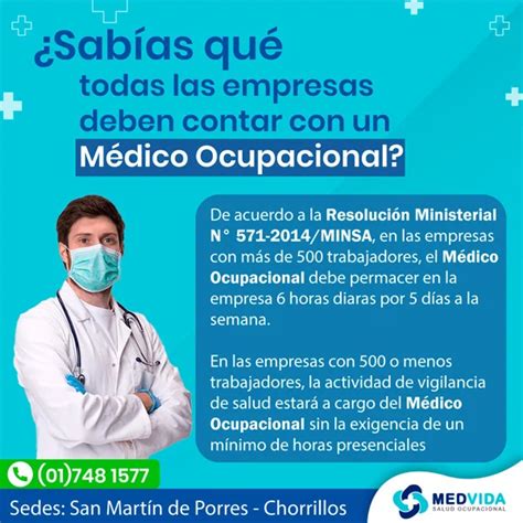 Médico Ocupacional Qué es Cuáles son sus funciones