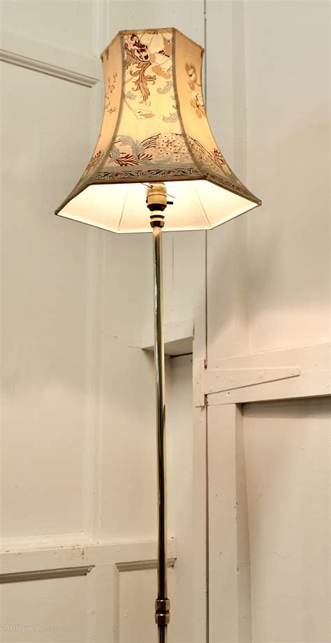 Antiques Atlas Brass Arts And Crafts Brass Column Floor Lamp