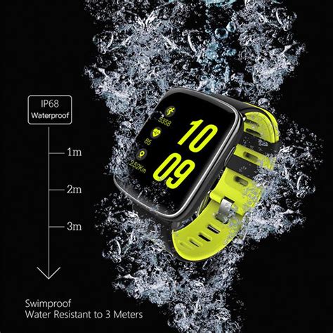 New Bluetooth Sport Smart Watch IP68 Waterproof Swimming with Heart Ra ...