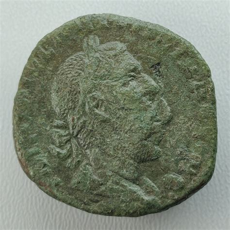 Roman Empire Philip I AD 244 249 Sestertius Mint Error Doubled