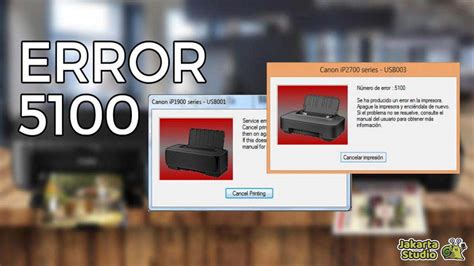 Cara Mengatasi Error 5100 Pada Printer Canon