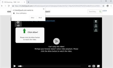 remove click   button    video pop  scam