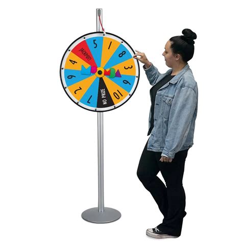 Custom Prize Wheel Printed Slots Counter Or Floor